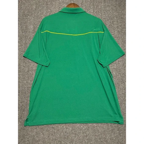 BURLEBO Green Polo Shirt with Yellow Accents - Picture 3 of 8